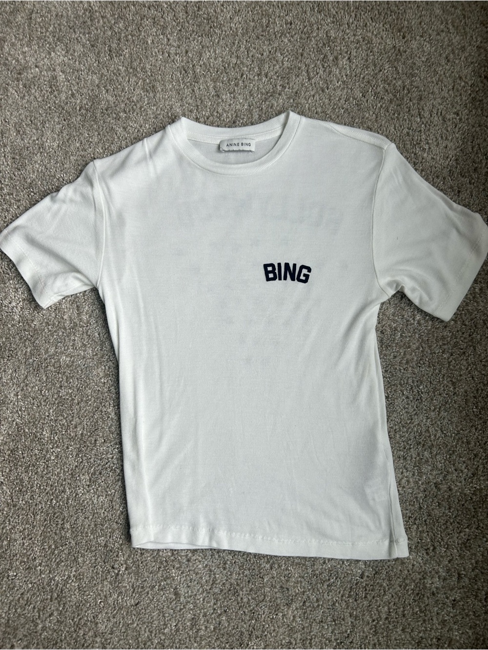 Anine Bing 'BING' Logo Tee